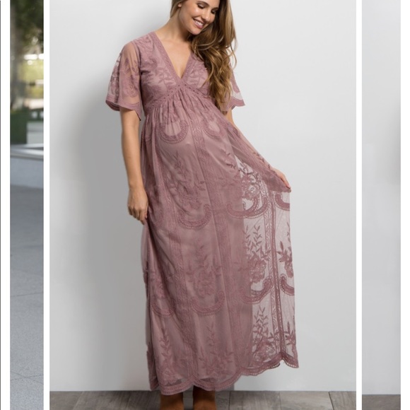 Pinkblush Dresses & Skirts - PinkBlush maternity dress mauve.